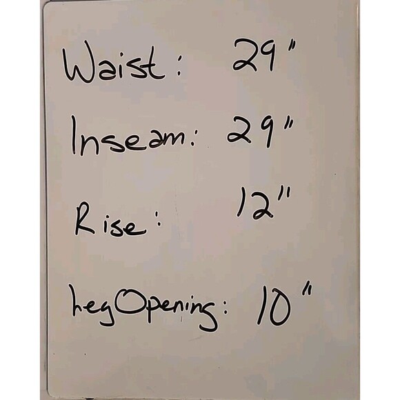 Women's Corduroy Pants Navy Blue Size 8/10  Flare Wide-Leg Jeans Large - Picture 6 of 8